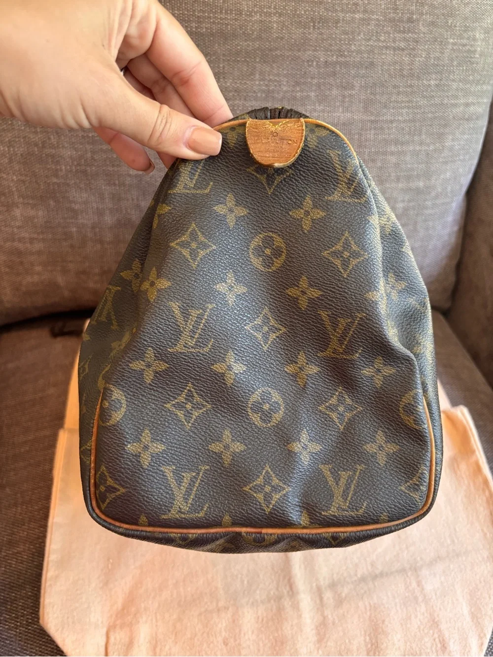 Authentic Louis Vuitton Speedy 30 monogram satchel vintage